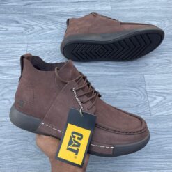 CAT "Apex" Stealth Hybrid – Premium Genuine Soft Leather Moc-Toe Boots