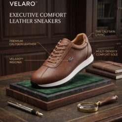 Velaro™ Executive Comfort Leather Sneakers